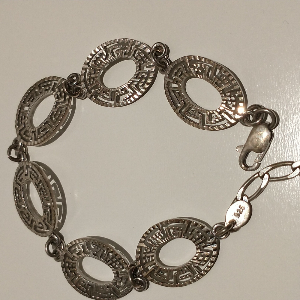Silver Sterling Versace bracelet